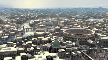 Rome, city, ancient, CGI, render, digital art, cityscape, Ancient Rome