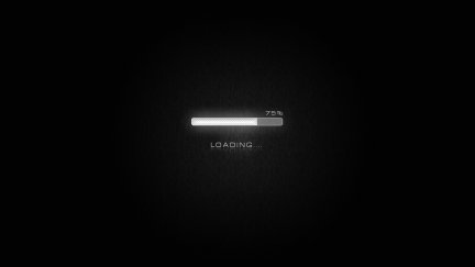 minimalism, loading, simple background, monochrome, black background ...