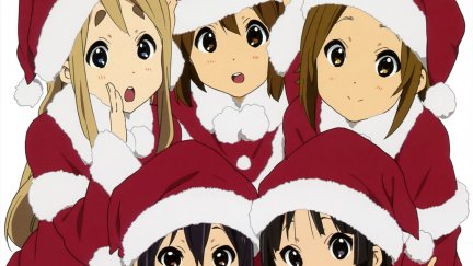 K ON Nakano Azusa Hirasawa Yui Kotobuki Tsumugi Tainaka Ritsu Akiyama Mio Christmas