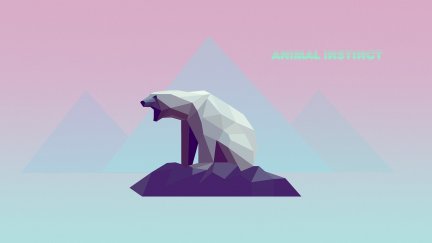 polar bears, artwork, animals, bears, digital art | 3243x2000 Wallpaper