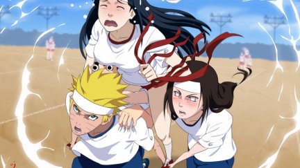 Naruto Shippuuden, Uzumaki Naruto, Hyuuga Neji, Hyuuga Hinata, anime