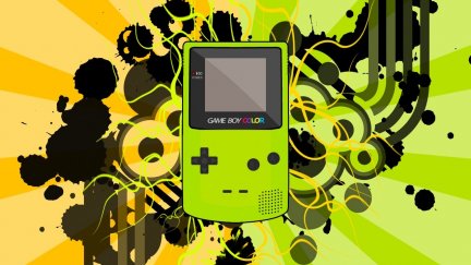 GameBoy, GameBoy Color, retro games, green, video games, video game art