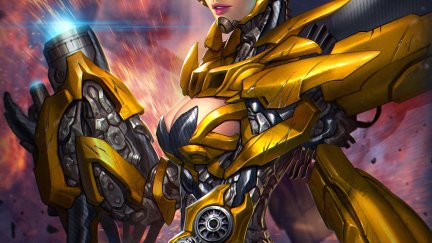 NeoArtCorE (artist), women, Bumblebee (Transformers), ass, blue eyes