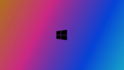 Windows 10, blurred, colorful, logo, abstract, operating system, simple ...