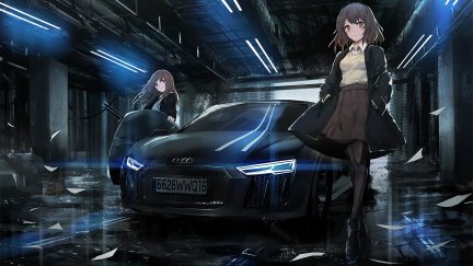 SWAV, anime, anime girls, car, Audi | 1500x878 Wallpaper - wallhaven.cc