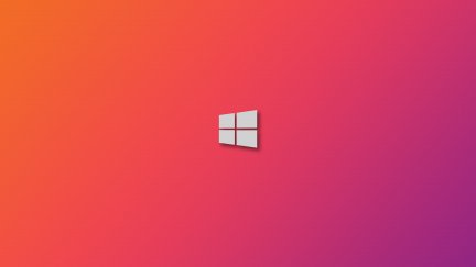 Windows 10, gradient, logo, Microsoft Windows, operating system ...