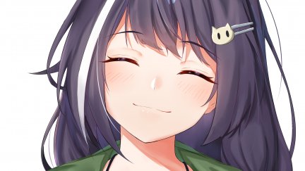 Anime Eyes Closed While Smiling - Anime wallpaper sola shihou matsuri