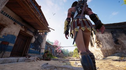 ass cheeks, Assassin's Creed, video games, screen shot, Kassandra ...