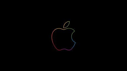 minimalism, logo, simple background, Apple Inc., brand | 2560x1440 ...