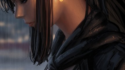 female warrior, original characters, GUWEIZ, digital art, Bad guys ...