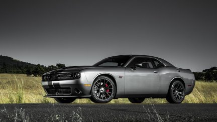 car, Dodge Challenger SRT, Dodge Challenger, Dodge, racing stripes, vehicle, silver cars