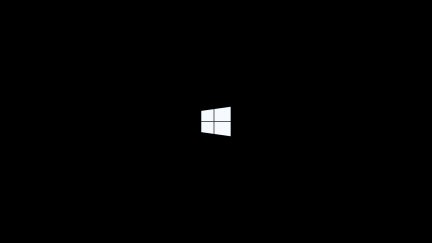 Windows 10, Microsoft Windows, operating system, minimalism, logo ...
