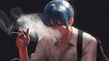 Render Anime boy smoking by Colosis-sama on DeviantArt
