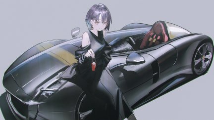 car, anime girls, anime | 1920x1080 Wallpaper - wallhaven.cc