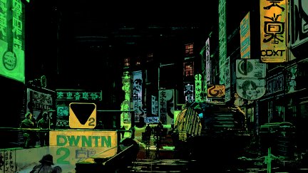 neon, city, night, artwork, green | 1920x1200 Wallpaper - wallhaven.cc