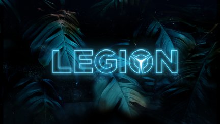 Lenovo, Legion 5, typography, plants, leaves, neon | 1920x1080