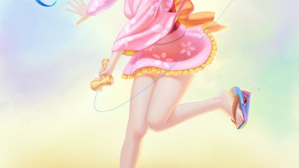 HD wallpaper: Koutetsujou no Kabaneri, anime girls, Mumei, barefoot, legs