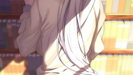 long hair, ass, white hair, bent over, anime girls, loli, Re:Zero Kara