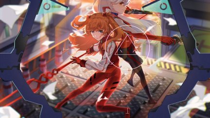 anime, anime girls, Neon Genesis Evangelion, Honkai Impact 3rd, Asuka